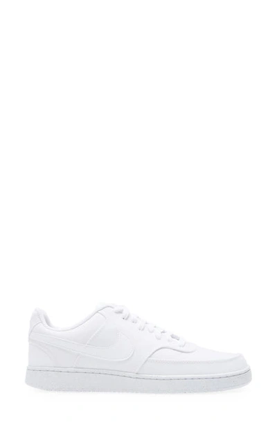 Shop Nike Court Vision Low Sneaker In White/ White