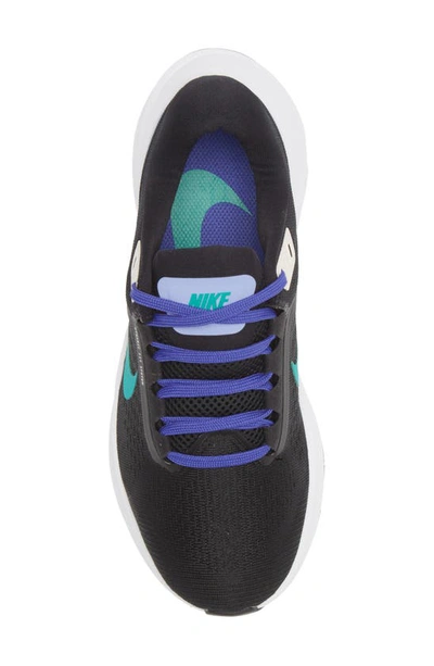 Shop Nike Air Zoom Structure 24 Running Shoe In Black/ Neptune Green/ Lapis