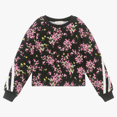 Shop Monnalisa Teen Girls Black Sweatshirt