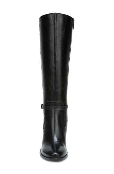 Naturalizer Kalina High Shaft Boots In Black Leather