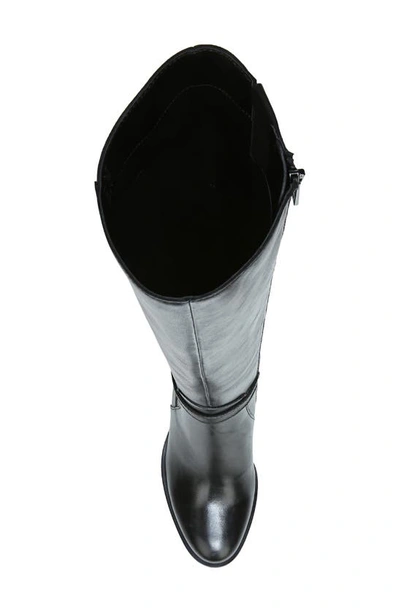 Naturalizer Kalina High Shaft Boots In Black Leather