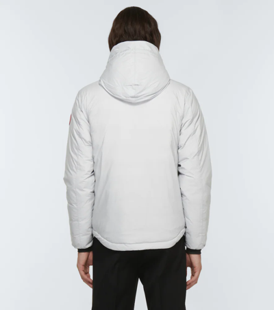 Shop Canada Goose Lodge Down-paneled Jacket In Silverbirch