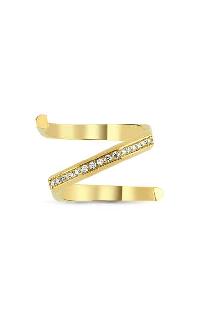 Shop Ascher Women's Hypnosis 18k Yellow Gold Diamond Ring