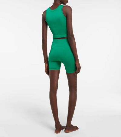 Shop Prism Luminous Tank Top And Composed Shorts Set In Jade Green