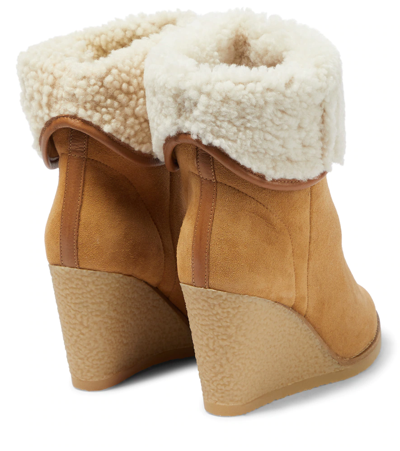 Shop Isabel Marant Totam Leather Ankle Boots In Natural