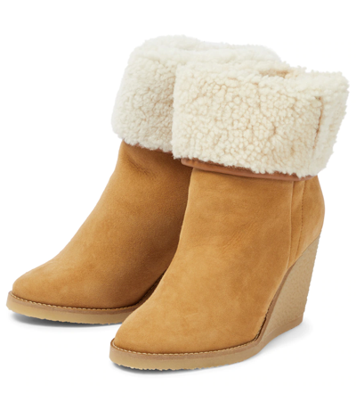 Shop Isabel Marant Totam Leather Ankle Boots In Natural