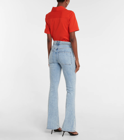 Shop Veronica Beard Florence High-rise Flared Jeans In Cape