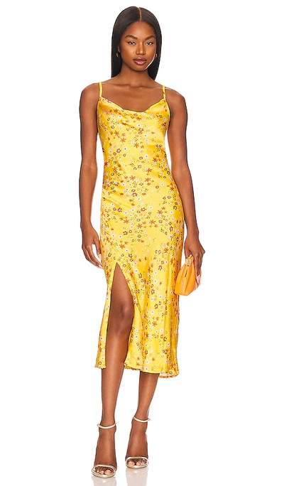 Shop Bcbgeneration Cowl Neck Slip Dress In Summer Daisy