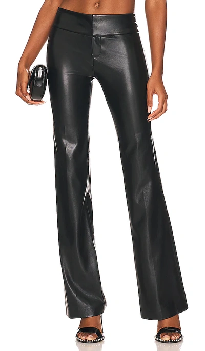 Shop Alice And Olivia Olivia Faux Leather Pant In Black