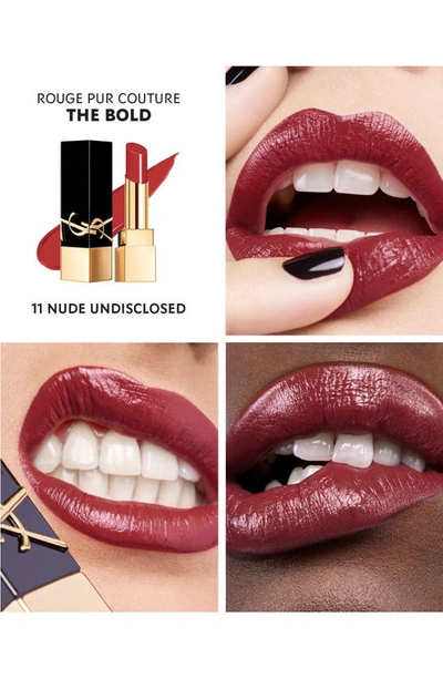 Saint Laurent The Bold High Pigment Lipstick 11 Nude Undisclosed 0.1 oz / 2.8 G In 11 Frontal Nude
