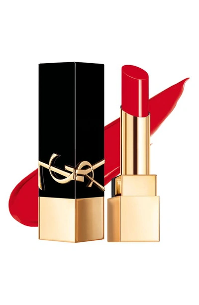 Shop Saint Laurent The Bold High Pigment Lipstick In 02 Wilfull Red