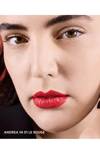 Shop Saint Laurent The Bold High Pigment Lipstick In 01 Le Rouge