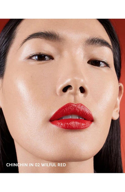 Shop Saint Laurent The Bold High Pigment Lipstick In 02 Wilfull Red