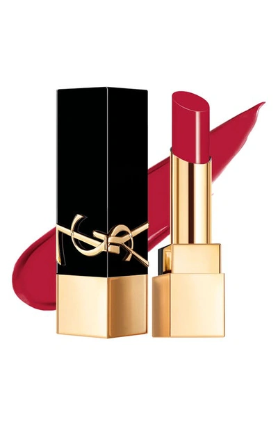 Shop Saint Laurent The Bold High Pigment Lipstick In 21 Rouge Paradox