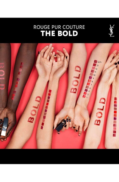 Saint Laurent The Bold High Pigment Lipstick 04 Revenged Red 0.1 oz / 2.8 G In 04 Revenged Red