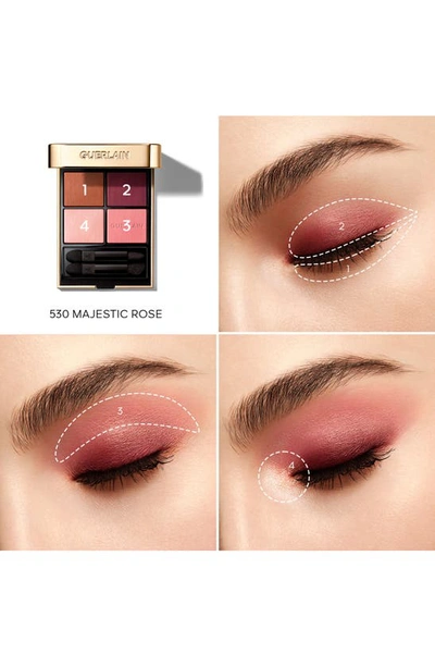 Shop Guerlain Ombré G Quad Eyeshadow Palette In Majestic Rose