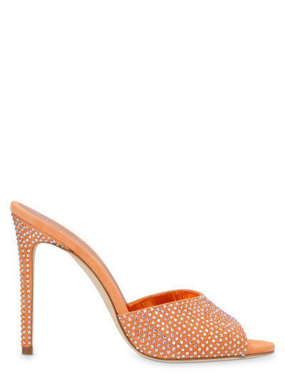 Shop Paris Texas Women's Sandals -  - In Orange Leather