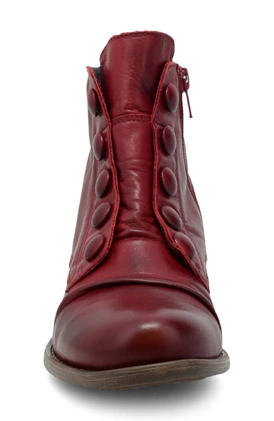 Miz Mooz Louise Slightly Slouchy Bootie In Bordeaux