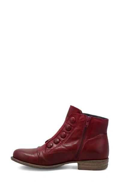 Miz Mooz Louise Slightly Slouchy Bootie In Bordeaux