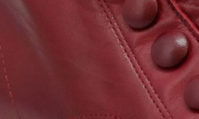 Miz Mooz Louise Slightly Slouchy Bootie In Bordeaux