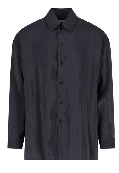 Shop Lemaire Buttoned Long In Black