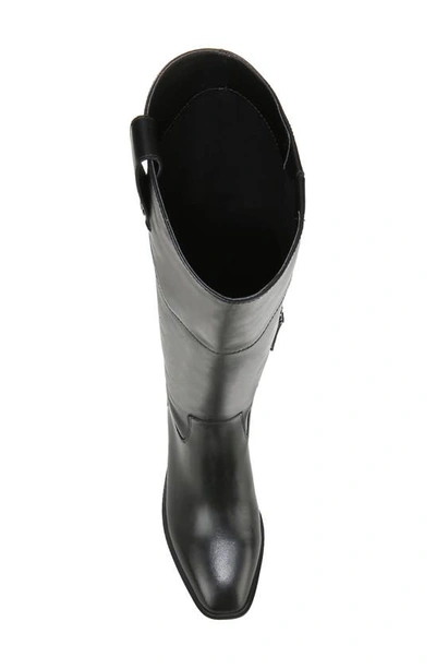 Shop Sam Edelman Drina Leather Knee High Boot In Black
