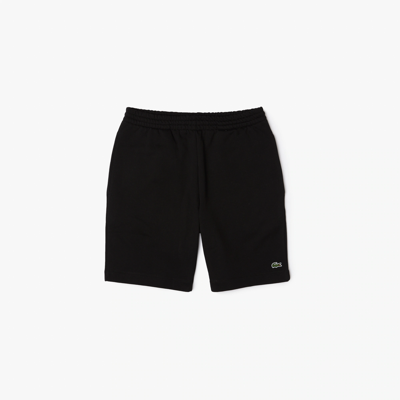 Shop Lacoste Fleece Shorts - S - 3 In Black