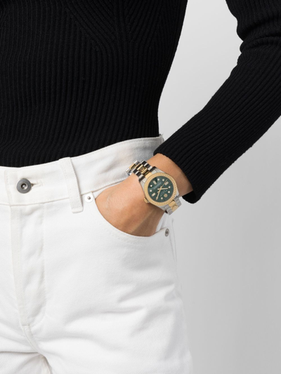 Philipp Plein Queen 36mm In Grün