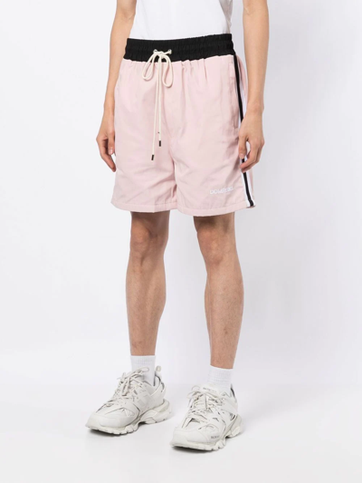 Shop Domrebel Basketball Drawstring Shorts In Pink