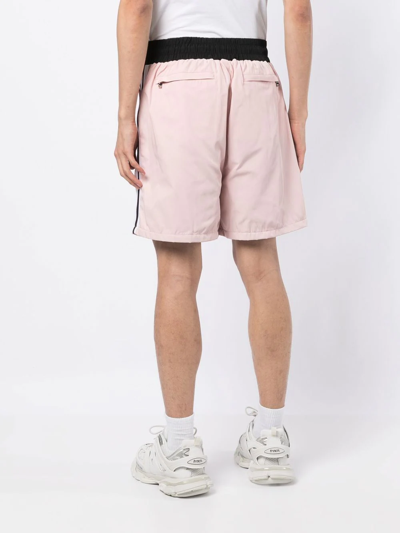 Domrebel Basketball Drawstring Shorts In Pink