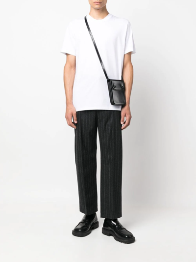 Shop Jil Sander Round-neck Short-sleeve T-shirt In Weiss