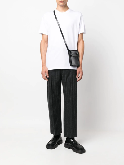 Jil Sander Classic Short Sleeve Cotton Jersey T-shirt In Weiss