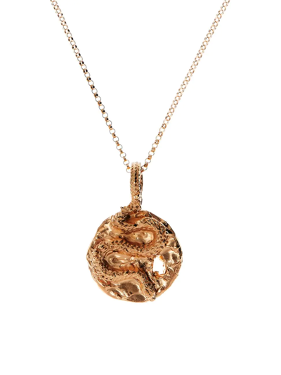 Shop Alighieri Women's The Medusa 24k-gold-plated Medallion Necklace