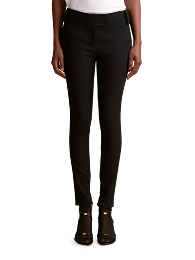 Shop Khaite Women's Dresden Skinny-leg Pants In Black