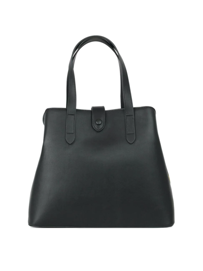 Shop Fawn Design The Satchel Diaper Bag In Black