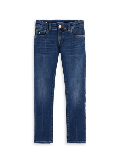 Shop Scotch & Soda Little Boy's & Boy's Strummer Slim-fit Jeans In Ruby Blue