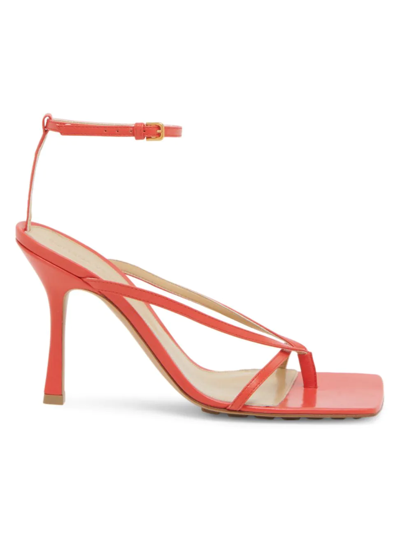 Shop Bottega Veneta Stretch Leather Sandals In Sunburst