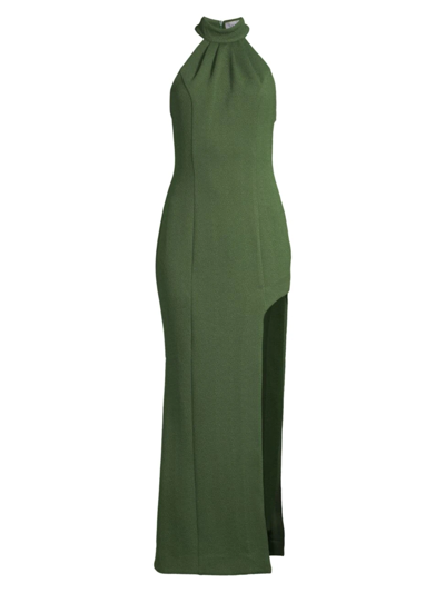Shop Elliatt Women's Miniata Halter Gown In Green