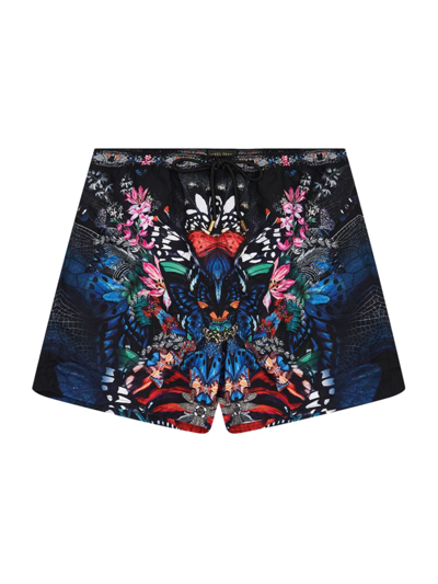 Shop Camilla Men's Flutter By Board Shorts In Neutral
