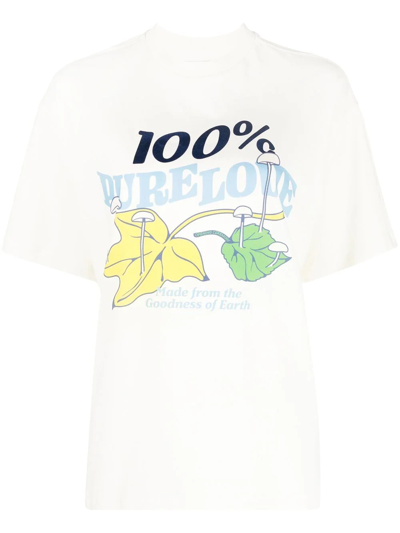Shop Opening Ceremony Pure Love Print T-shirt In White