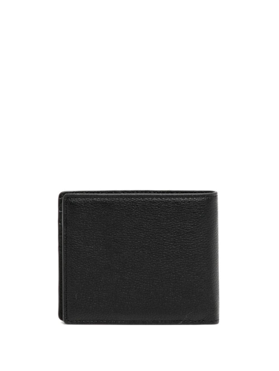Shop Agnès B. Logo-plaque Leather Wallet In Black