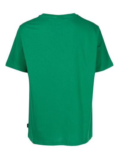 Shop Sport B. By Agnès B. Logo-print Cotton T-shirt In Green