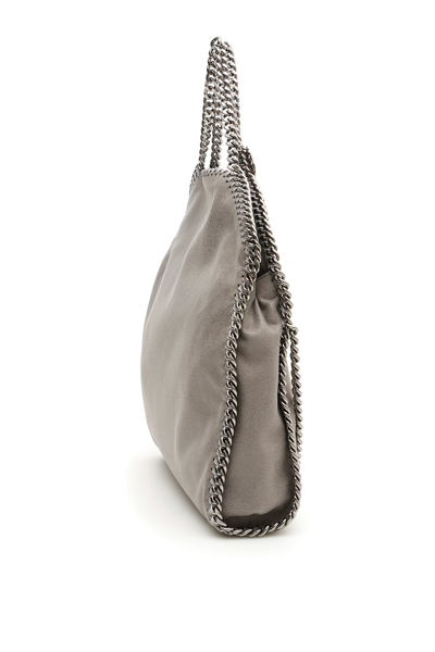Shop Stella Mccartney 3 Chain Falabella Tote Bag In Grey