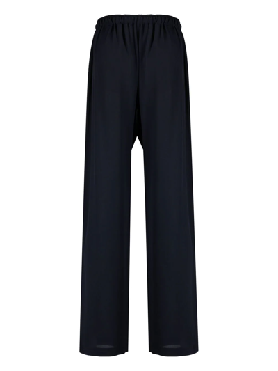 Shop Vivienne Westwood High-waist Straight-leg Trousers In Blue