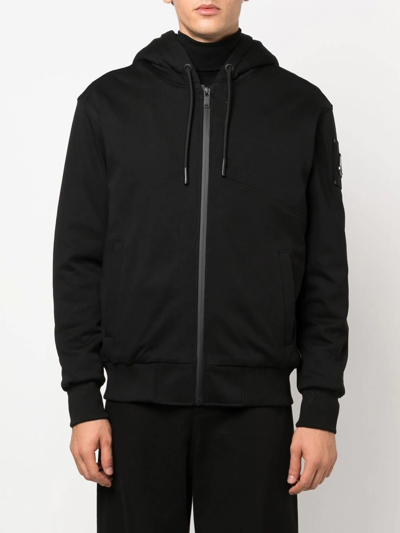 Shop Moose Knuckles Tilden Hooded Jacket In Black