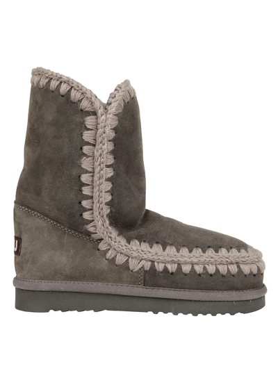Mou Eskimo Boot 24 Cm Limited Ed Italian Leather In Byant Italian Leather  Antracite | ModeSens