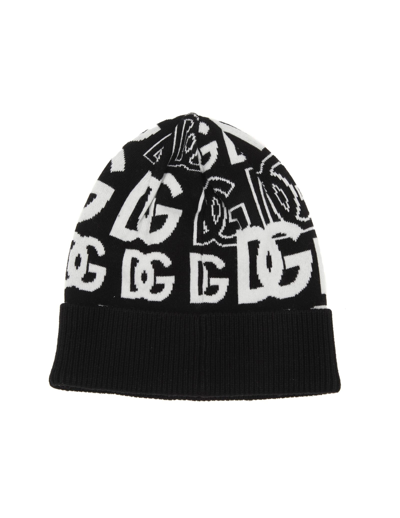 Shop Dolce & Gabbana Black Logo Hat