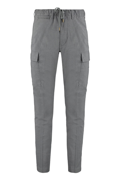 Shop Polo Ralph Lauren Cargo Trousers In Grey
