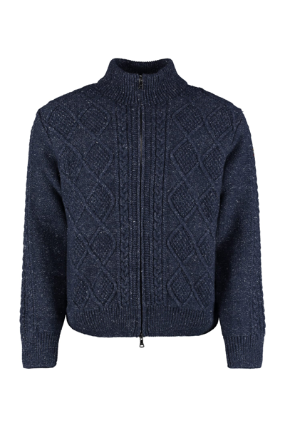 Shop Paul&amp;shark Wool Blend Turtleneck Sweater In Blue