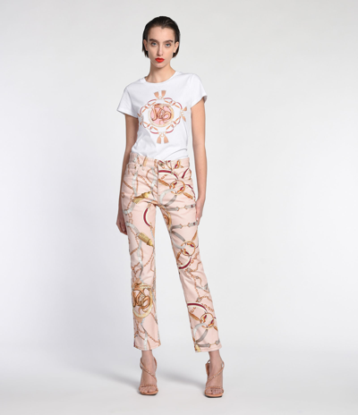 Shop Just Cavalli T-shirts In White